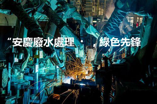 “安慶廢水處理，綠色先鋒，環(huán)保典范！”